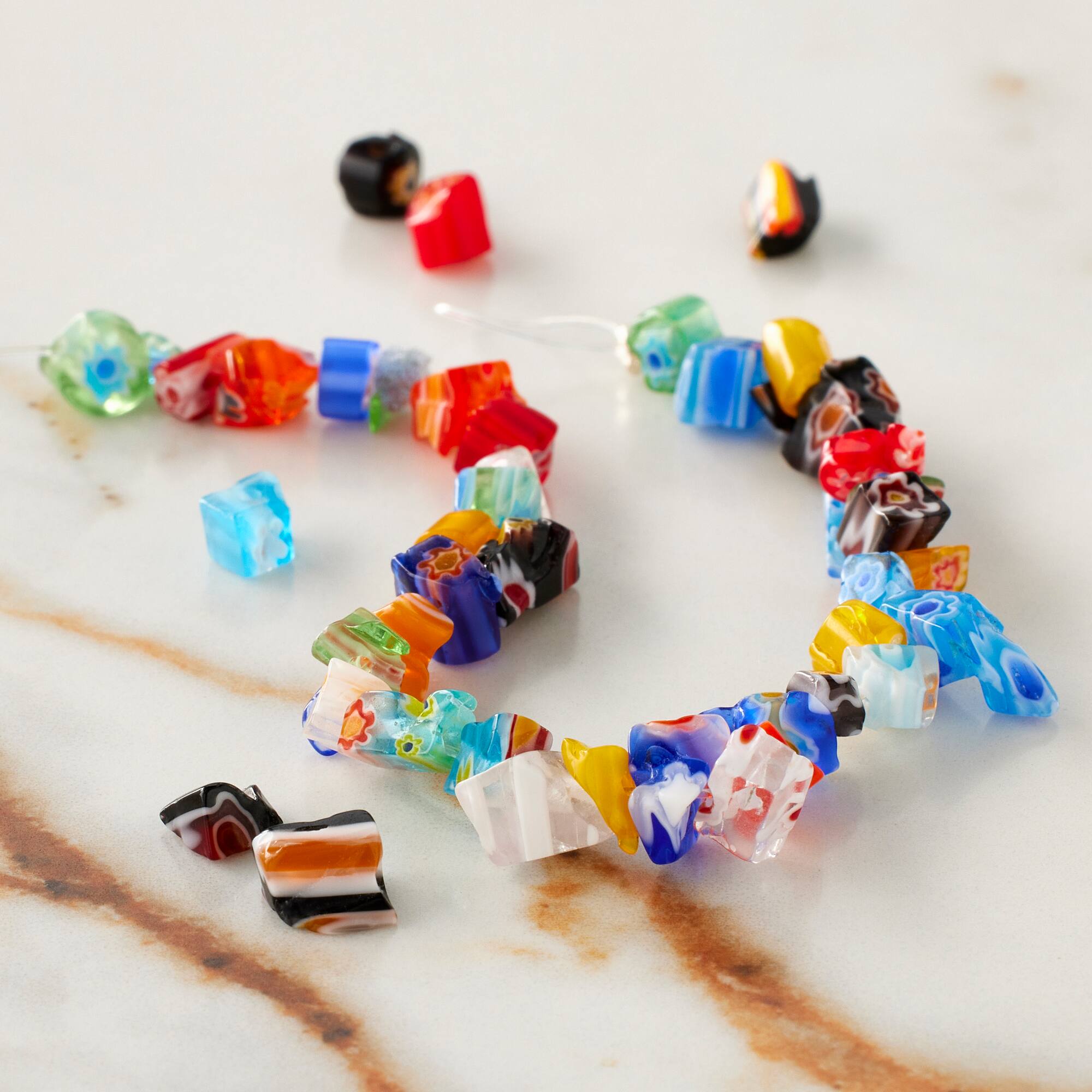 Millefiori Glass Chip Bead Mix by Bead Landing™